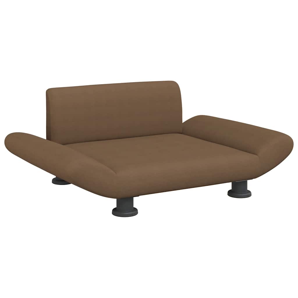 Hundeseng brun 70x45x28 cm stoff