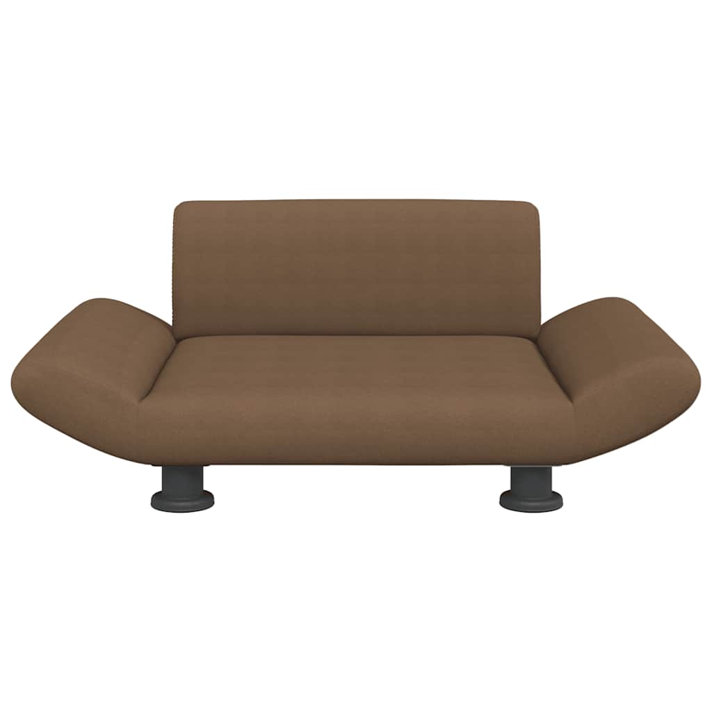Hundeseng brun 70x45x28 cm stoff