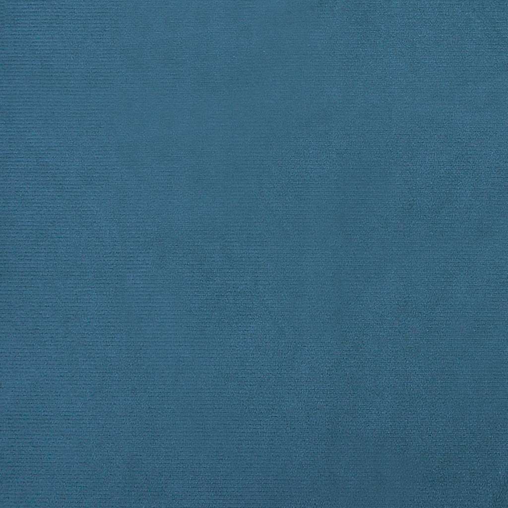 Hundeseng blå 70x48x22 cm fløyel