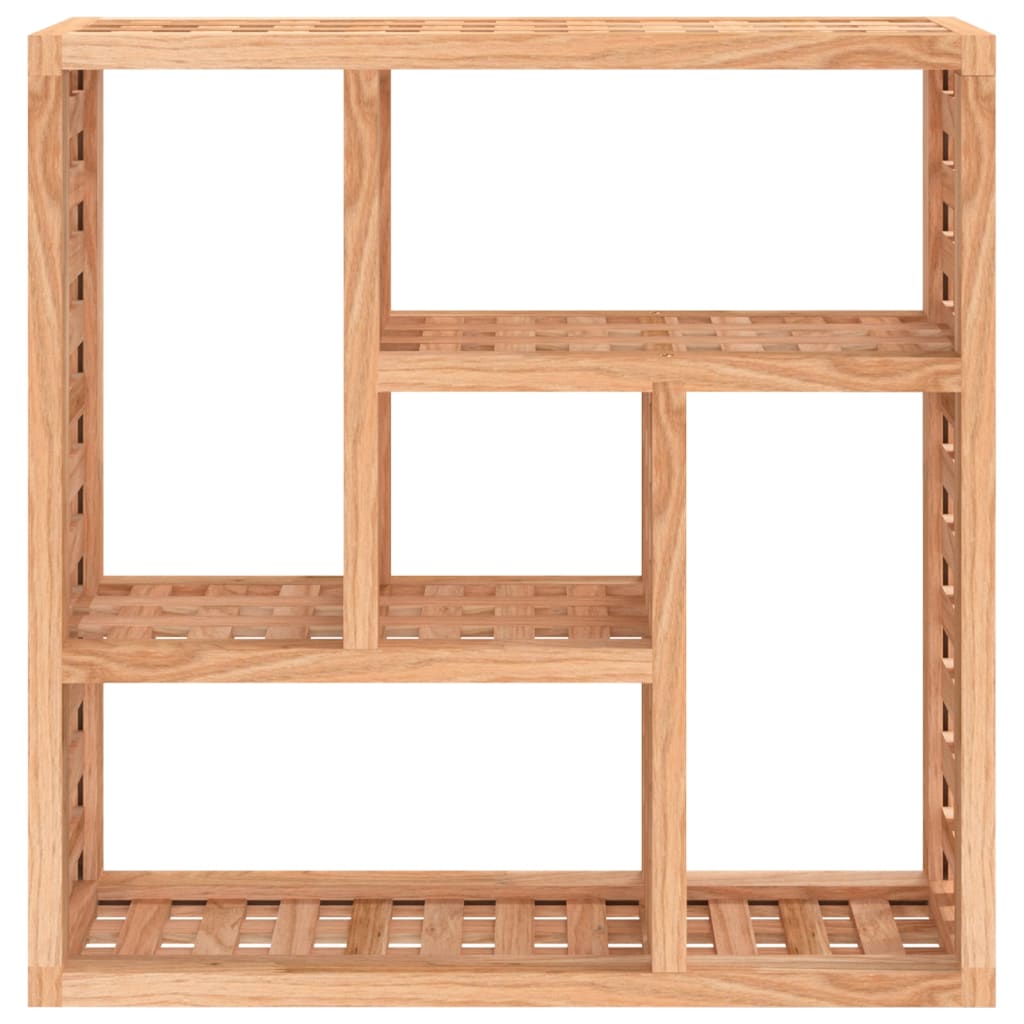 Vegghylle 49x15x49 cm heltre valnøtt