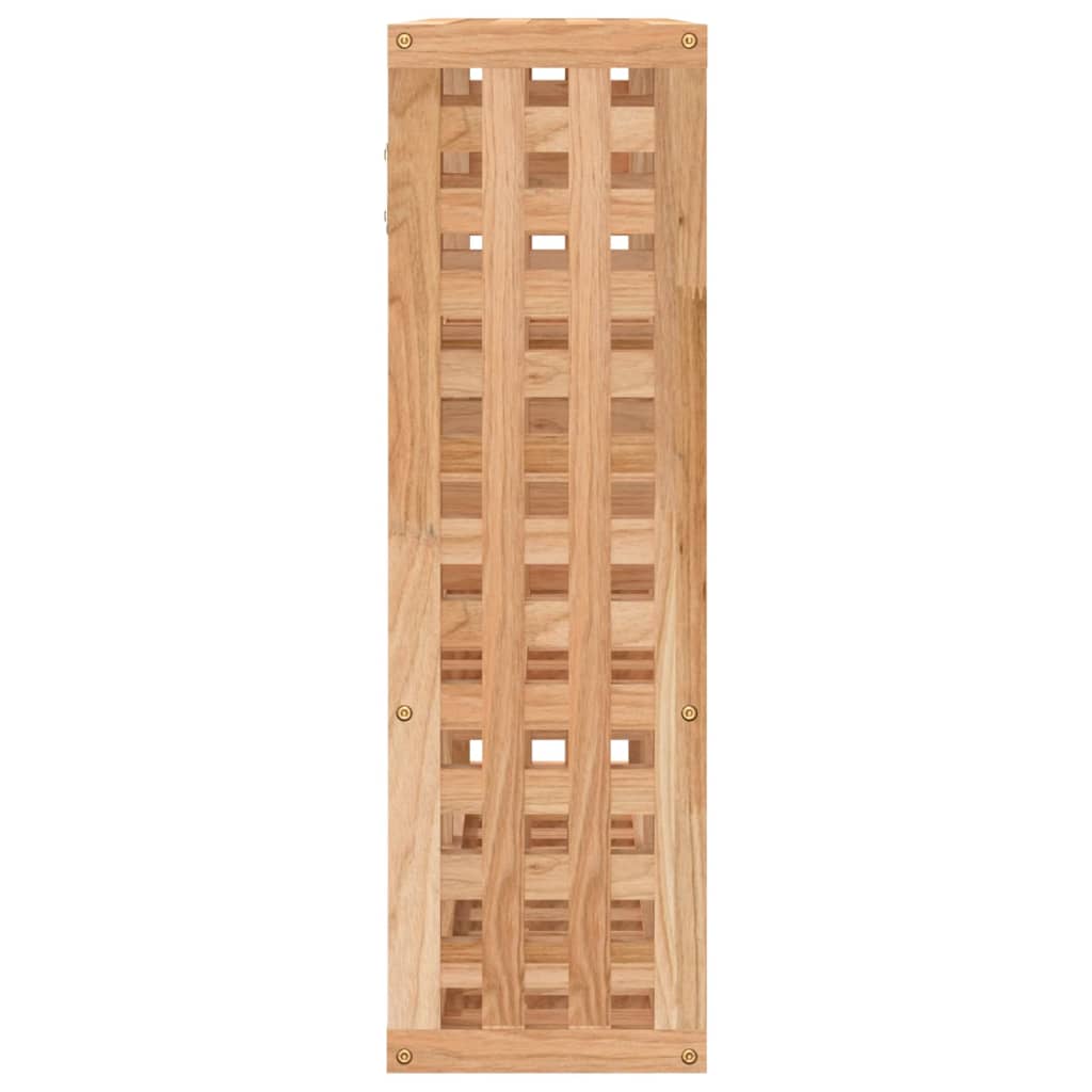 Vegghylle 49x15x49 cm heltre valnøtt