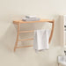 Håndklestativ 60x25,5x49 cm heltre valnøtt