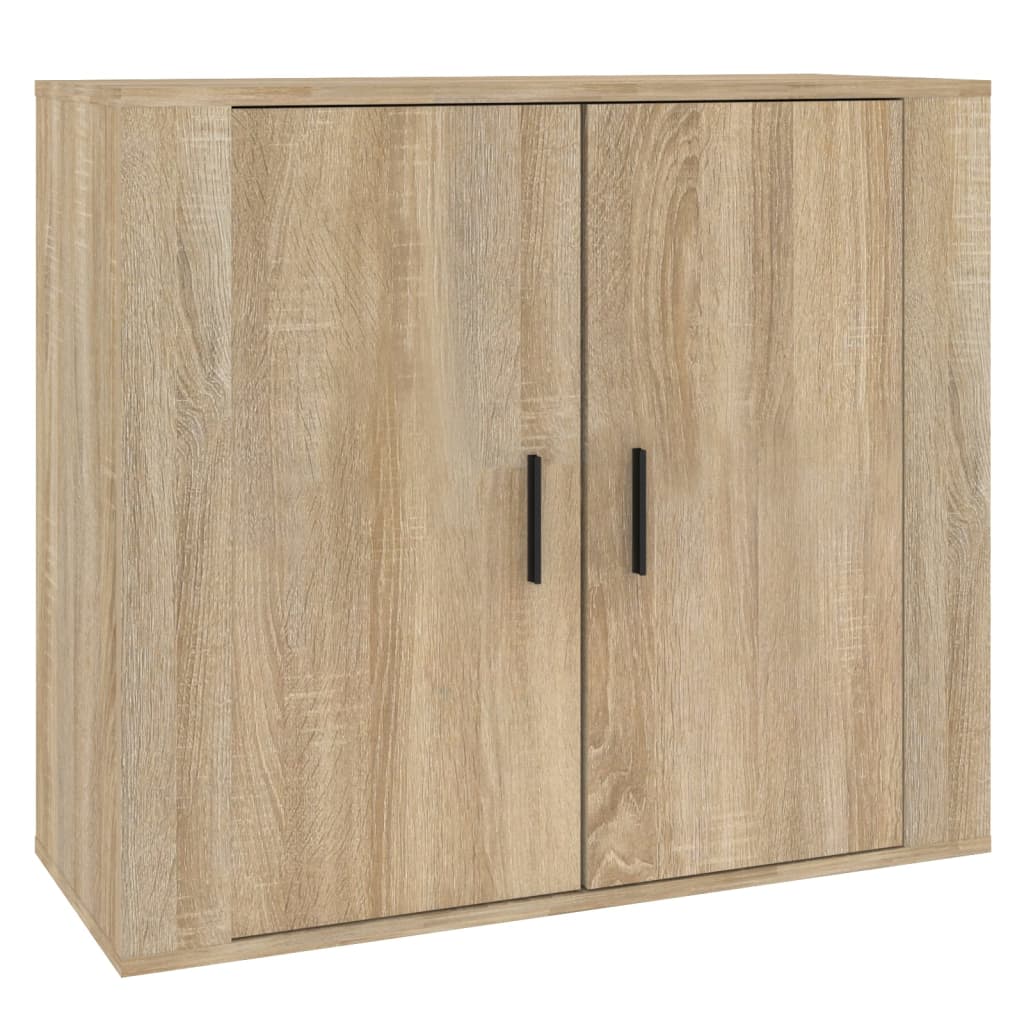 Skjenk sonoma eik 80x33x70 cm konstruert tre vidaXL