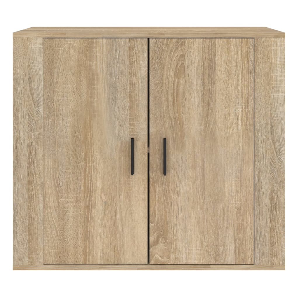 Skjenk sonoma eik 80x33x70 cm konstruert tre vidaXL