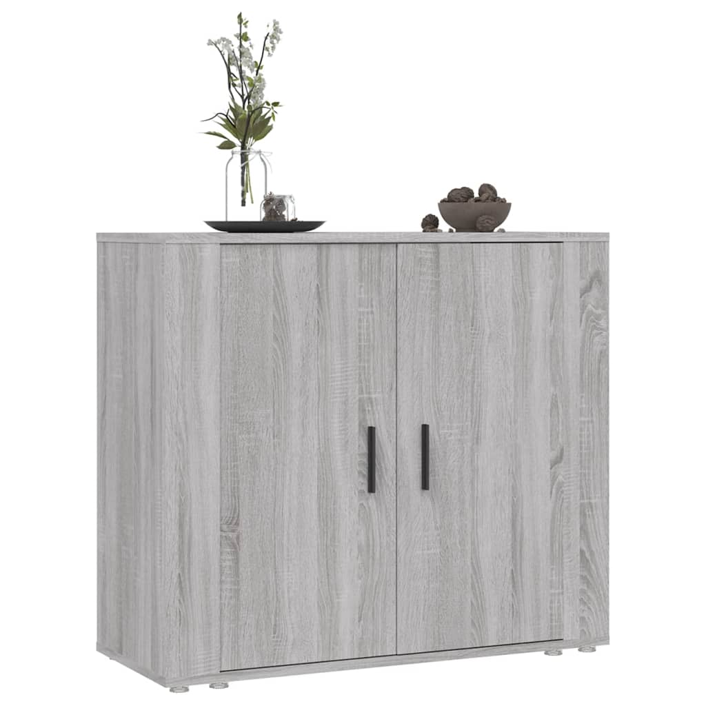 Skjenk grå sonoma 80x33x70 cm konstruert tre vidaXL