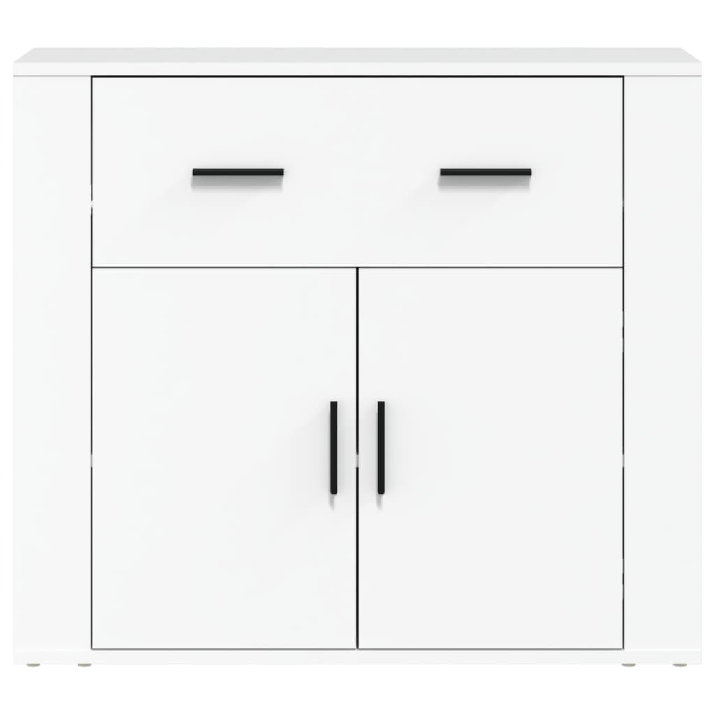 Skjenk hvit 80x33x70 cm konstruert tre vidaXL