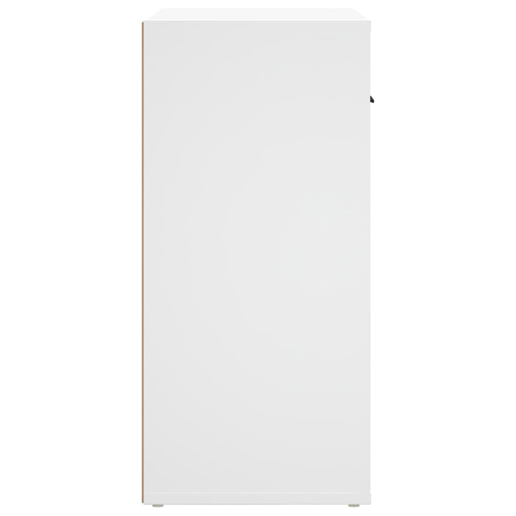 Skjenk hvit 80x33x70 cm konstruert tre vidaXL