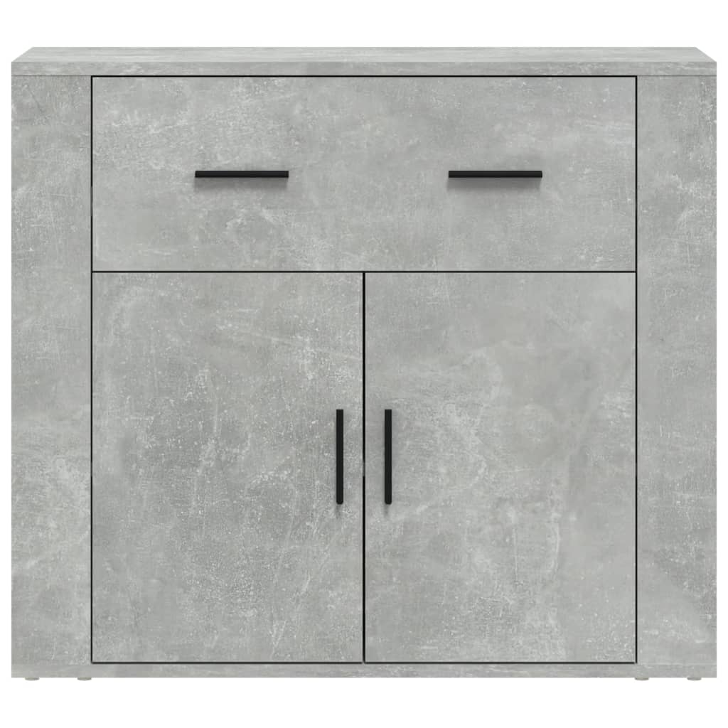 Skjenk betonggrå 80x33x70 cm konstruert tre vidaXL