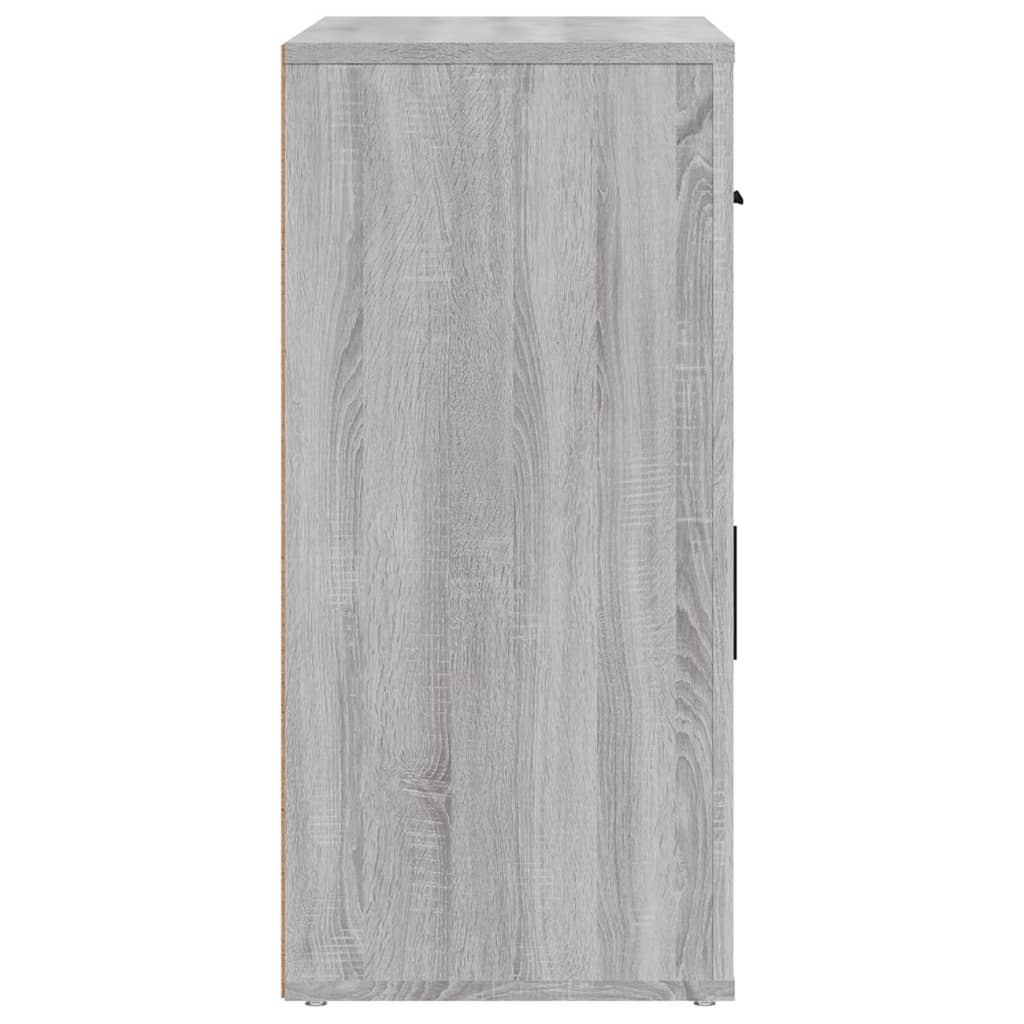 Skjenk grå sonoma 80x33x70 cm konstruert tre vidaXL