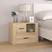 Nattbord sonoma eik 60x36x45 cm konstruert tre