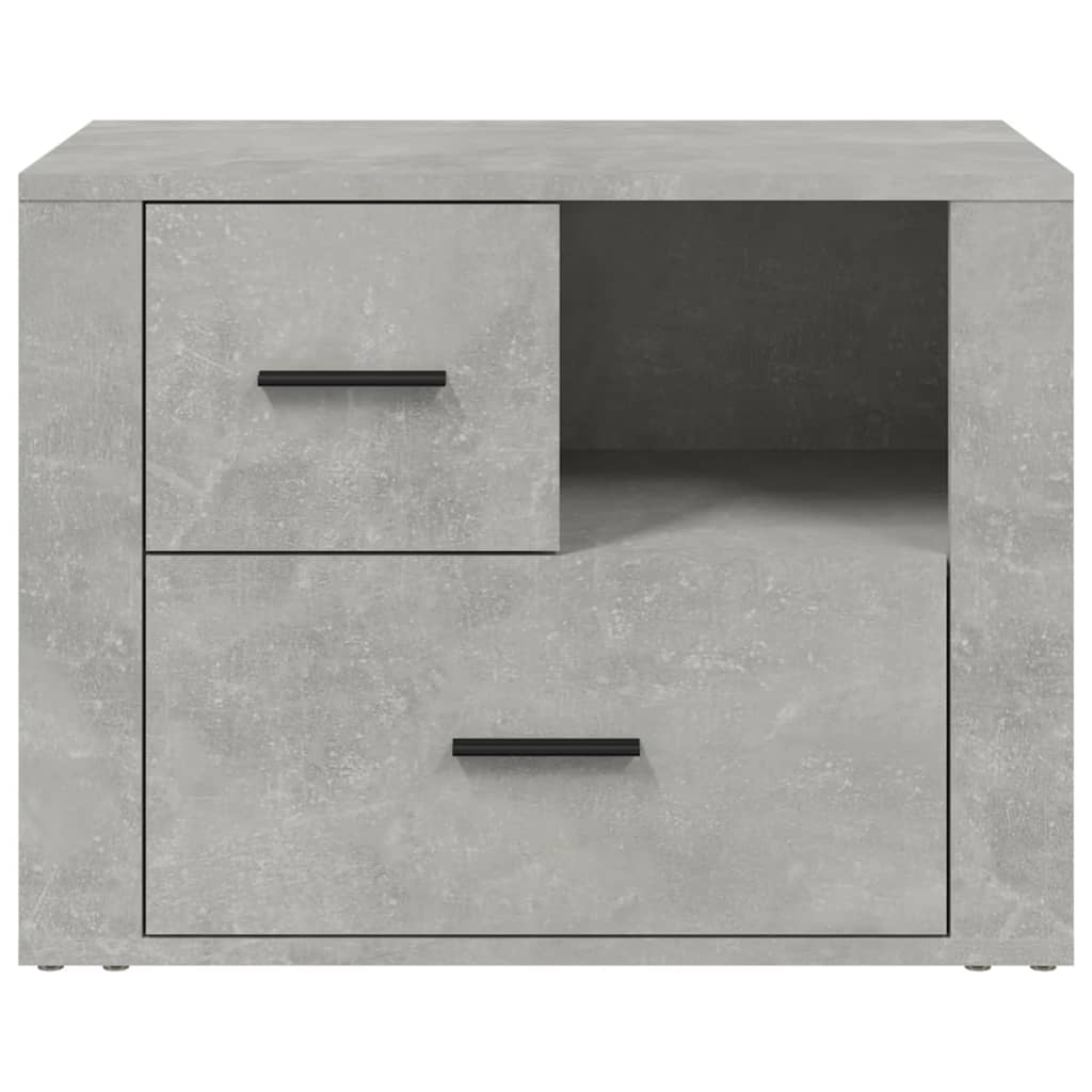 Nattbord betonggrå 60x36x45 cm konstruert tre