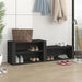 Skoskap svart 150x35x45 cm konstruert tre vidaXL