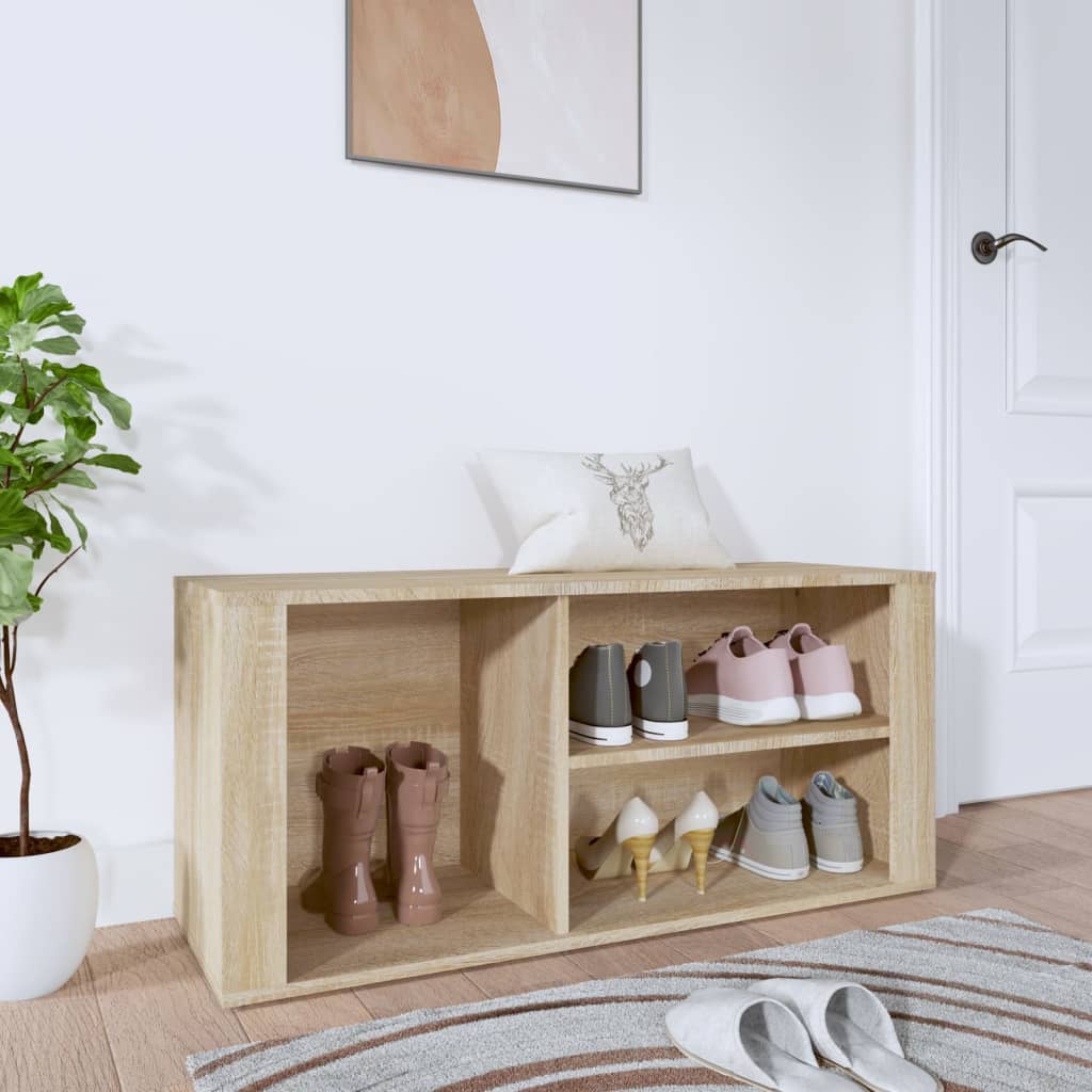 Skoskap sonoma eik 100x35x45 cm konstruert tre