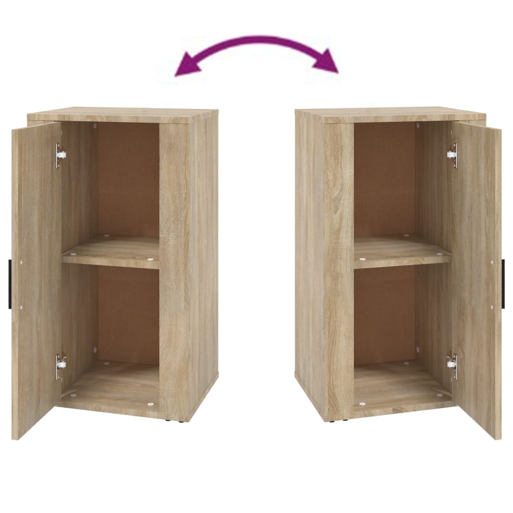 Skjenk sonoma eik 40x33x70 cm konstruert tre