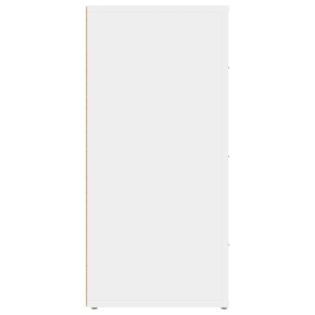 Skjenk hvit 40x33x70 cm konstruert tre