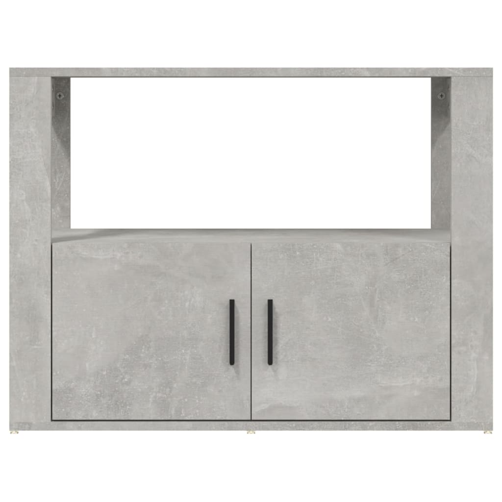 Skjenk betonggrå 80x30x60 cm konstruert tre