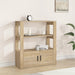 Skjenk sonoma eik 80x30x90 cm konstruert tre