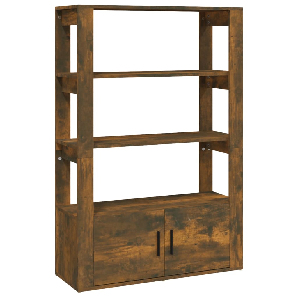 Skjenk røkt eik 80x30x119,5 cm konstruert tre