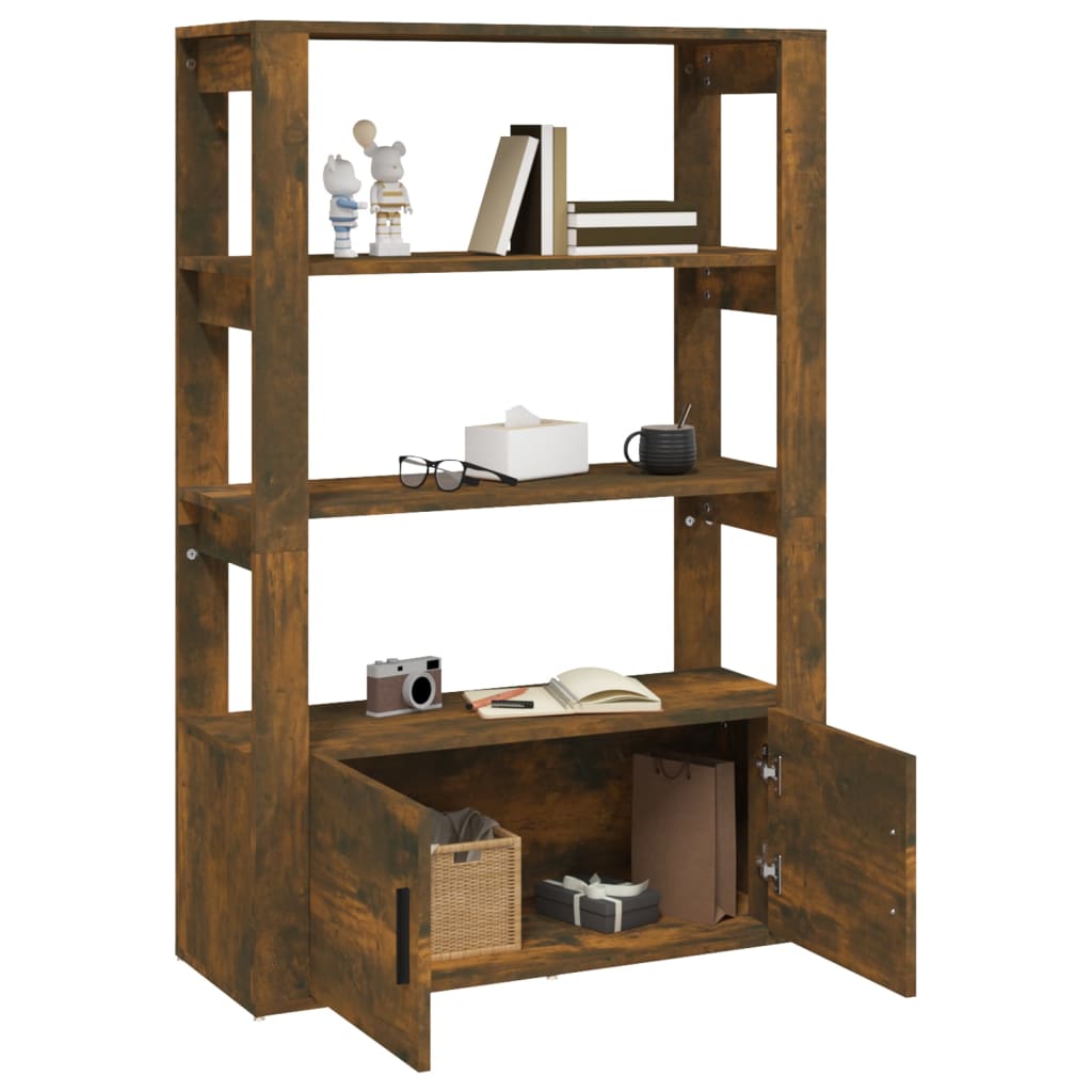Skjenk røkt eik 80x30x119,5 cm konstruert tre