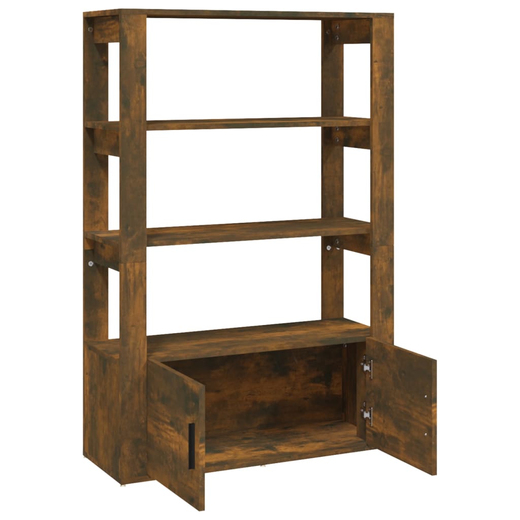 Skjenk røkt eik 80x30x119,5 cm konstruert tre