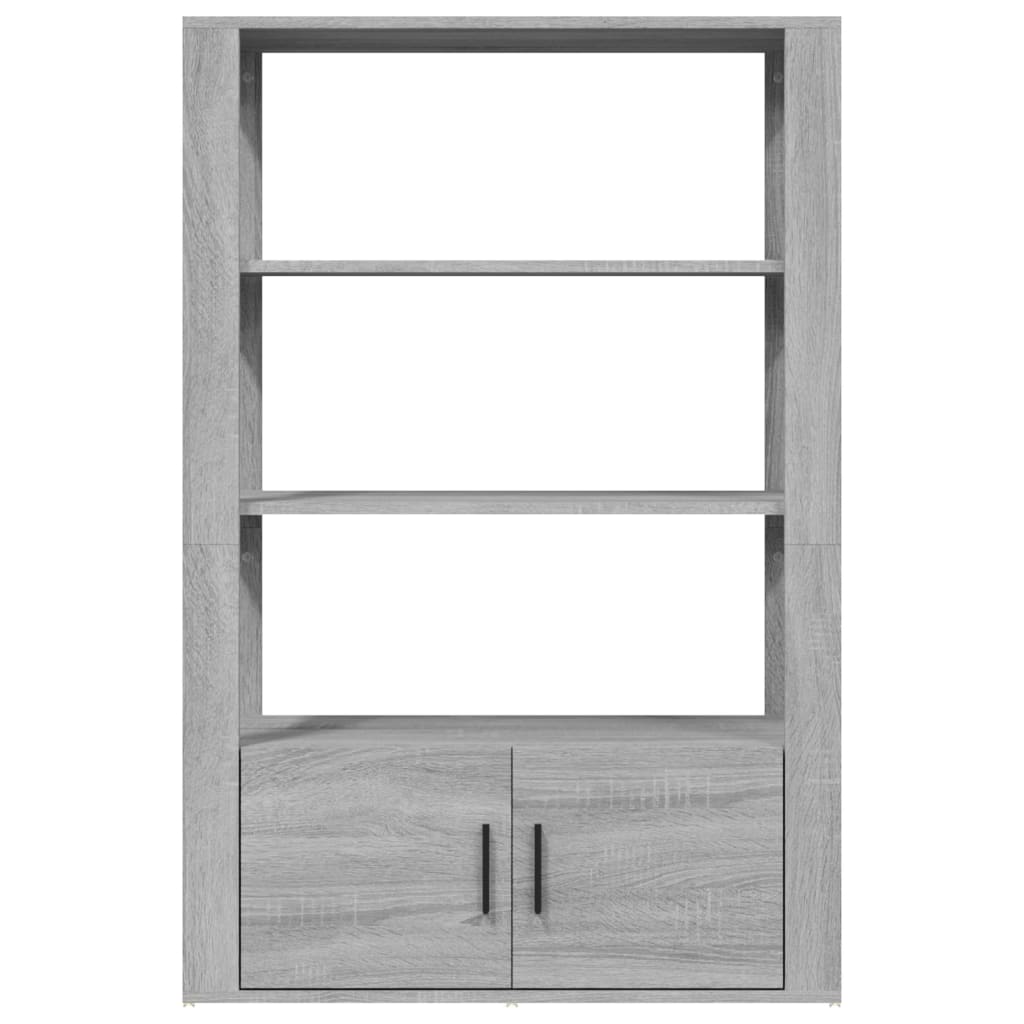 Skjenk grå sonoma 80x30x119,5 cm konstruert tre