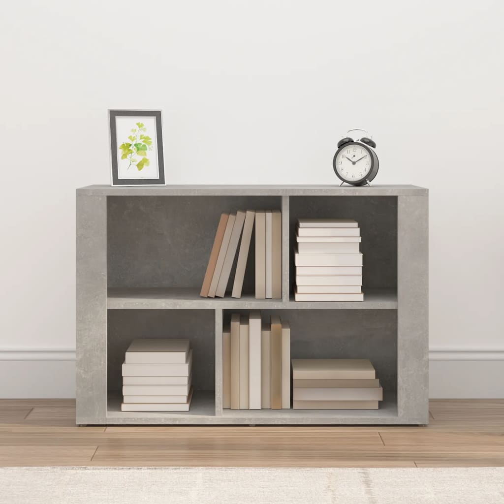 Skjenk betonggrå 80x30x54 cm konstruert tre