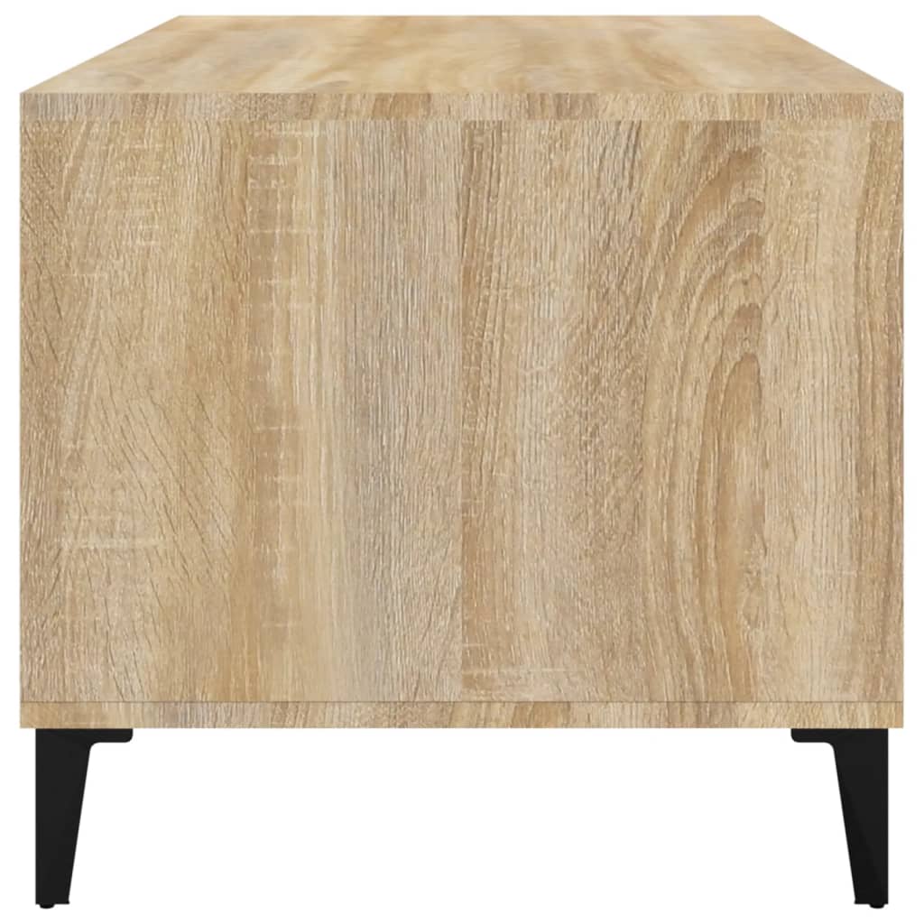 Salongbord sonoma eik 90x49x45 cm konstruert tre