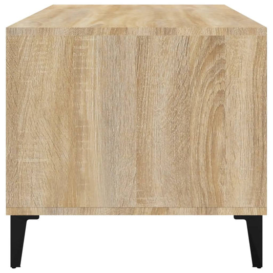 Salongbord sonoma eik 90x49x45 cm konstruert tre