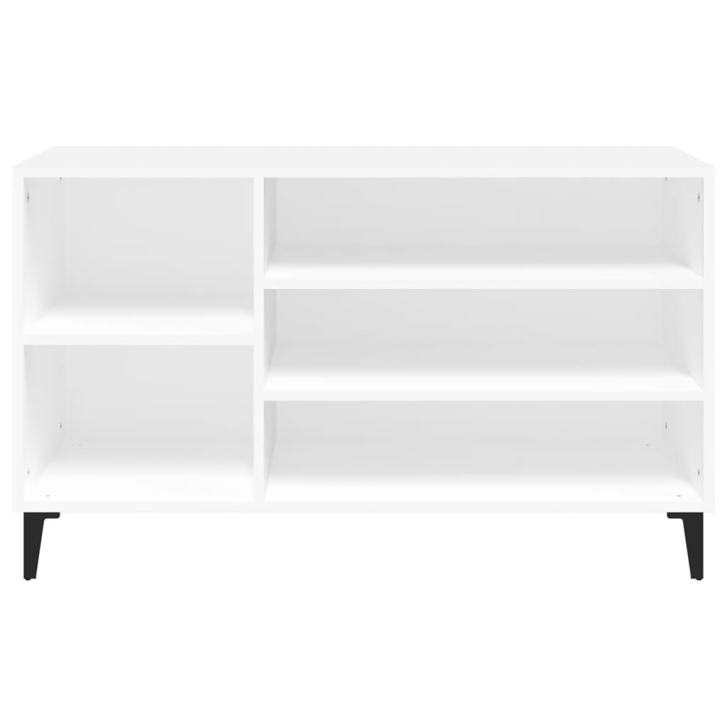 Skoskap hvit 102x36x60 cm konstruert tre