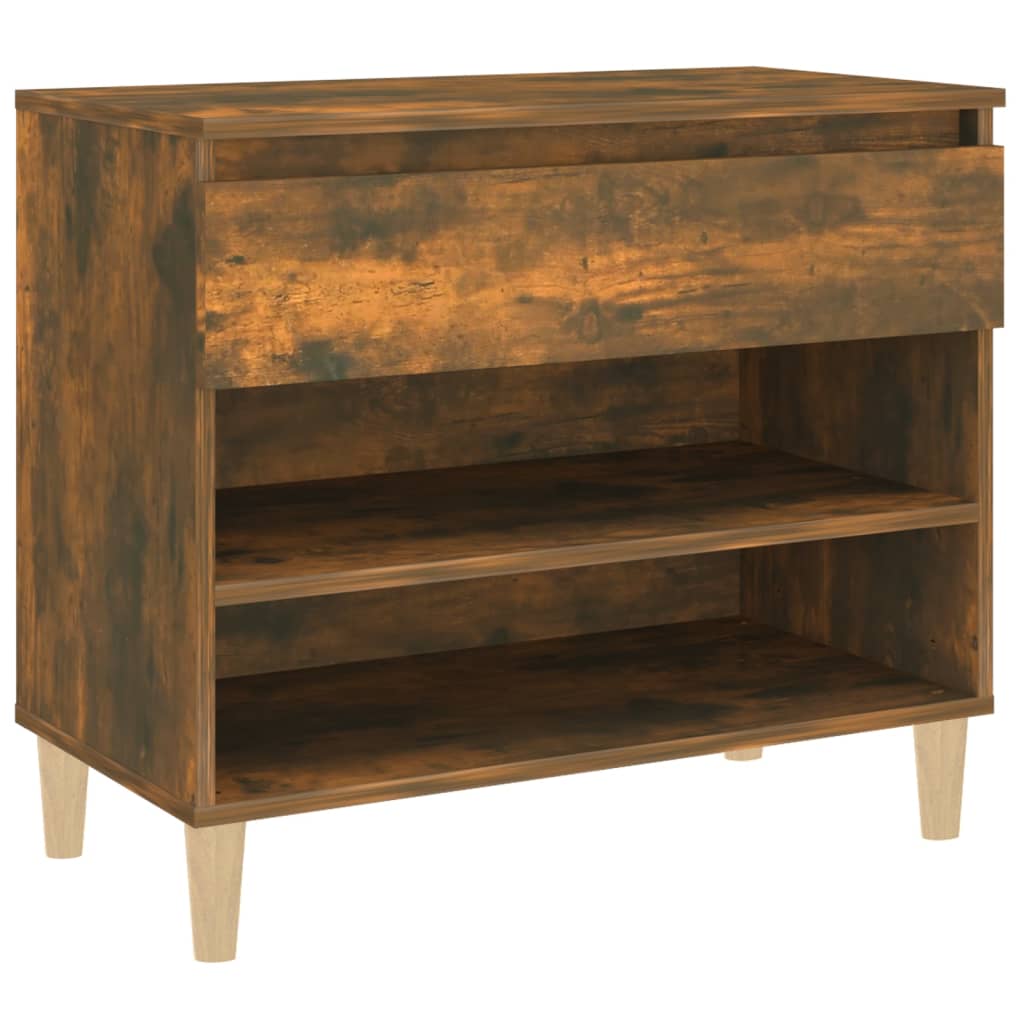 Skoskap røkt eik 70x36x60 cm konstruert tre