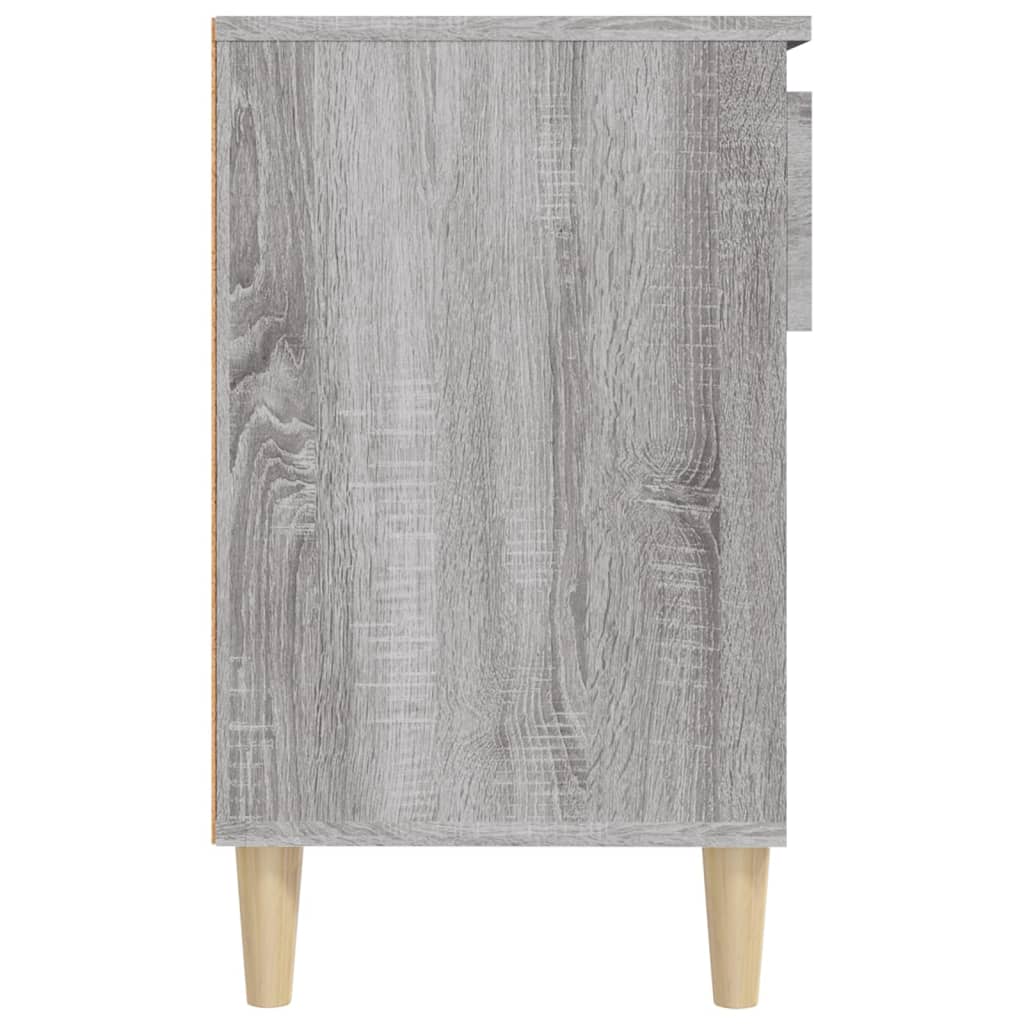Skoskap grå sonoma 102x36x60 cm konstruert tre