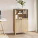 Highboard sonoma eik 60x36x110 cm konstruert tre