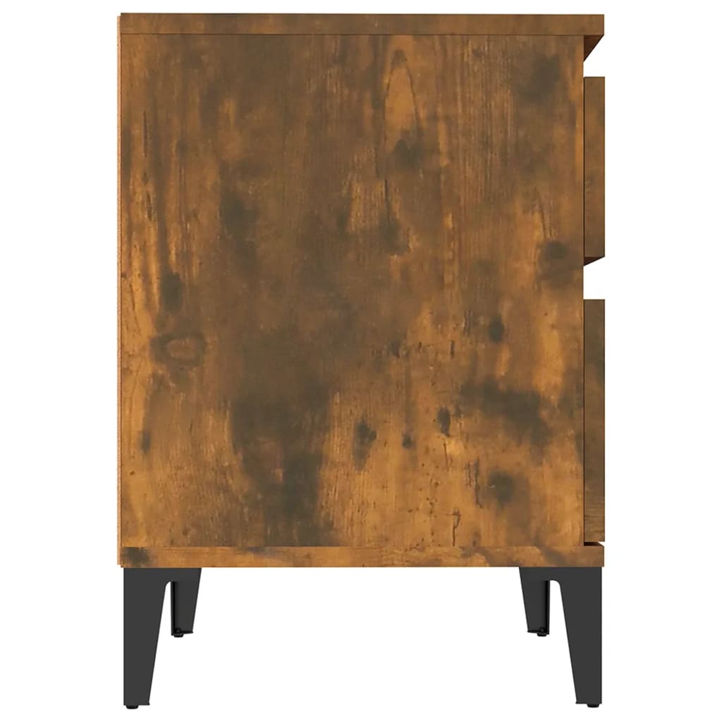 Nattbord røkt eik 40x35x50 cm