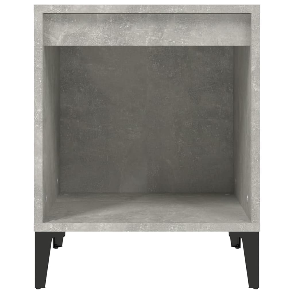 Nattbord betonggrå 40x35x50 cm