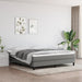 Boxspring-sengeramme mørkegrå 180x200 cm Super King stoff
