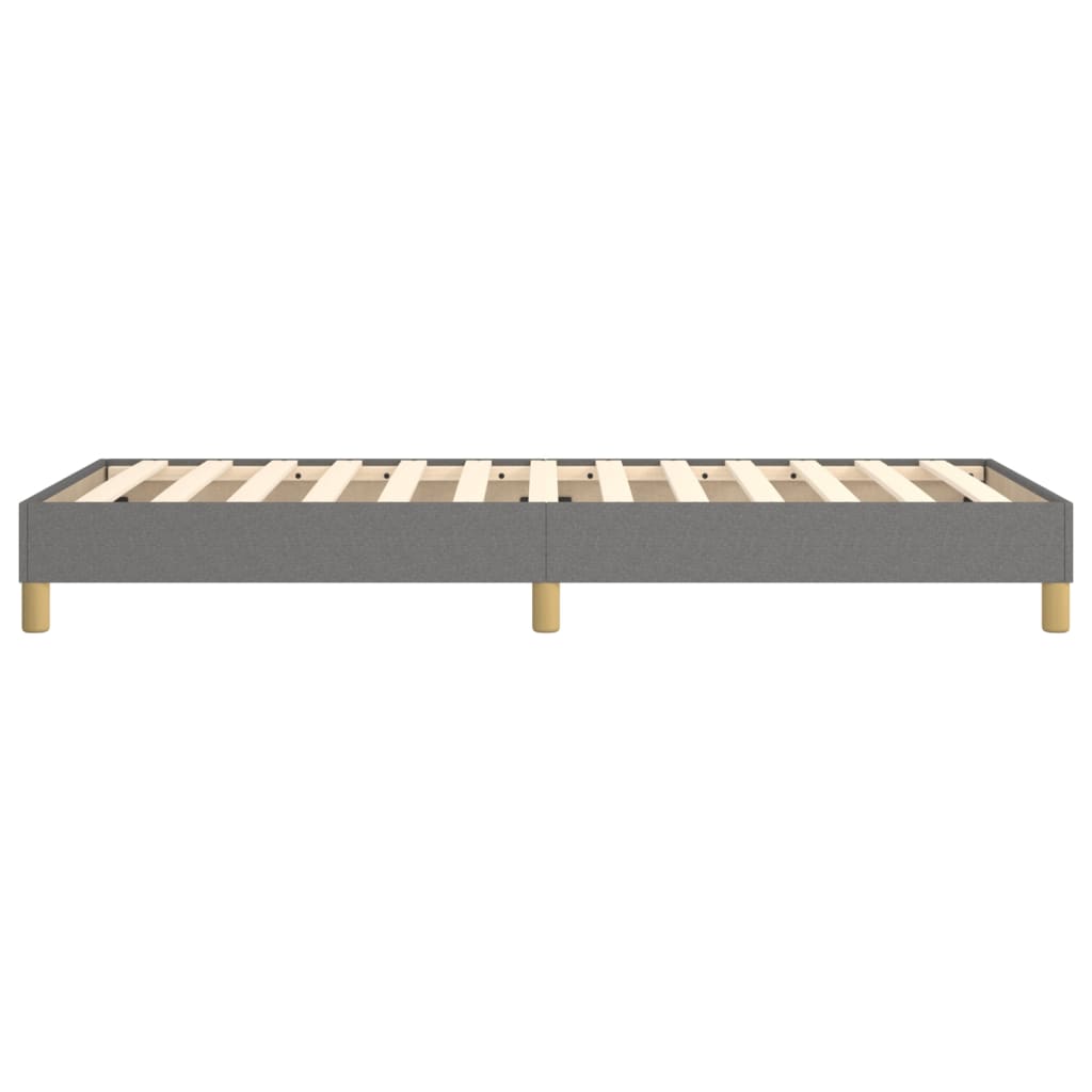 Boxspring-sengeramme mørkegrå 90x190 cm Single stoff