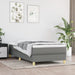 Boxspring-sengeramme mørkegrå 90x190 cm Single stoff