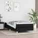 Boxspring-sengeramme svart 90x190 cm Single stoff