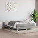 Boxspring-sengeramme lysegrå 135x190 cm Double stoff