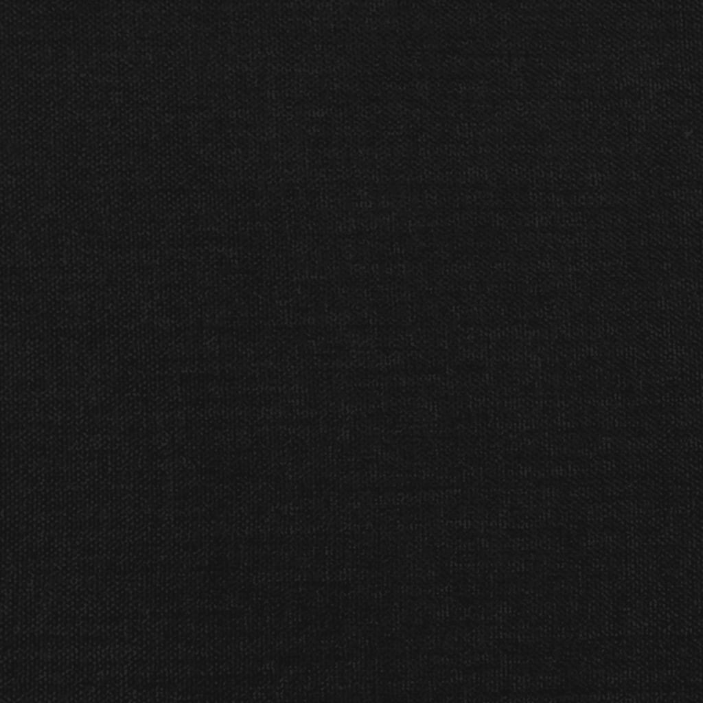 Boxspring-sengeramme svart 135x190 cm Double stoff