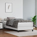 Boxspring-sengeramme hvit 90x190 cm Single kunstskinn