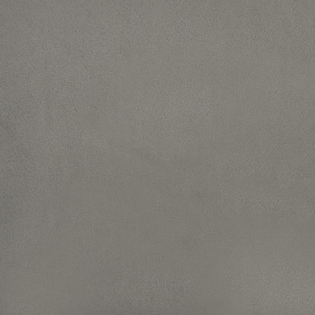 Boxspring-sengeramme hvit 90x190 cm Single fløyel