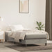 Boxspring-sengeramme hvit 90x190 cm Single fløyel