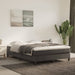 Boxspring-sengeramme mørkegrå 135x190 cm Double fløyel