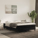 Boxspring-sengeramme svart 135x190 cm Double fløyel