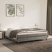 Boxspring-sengeramme lysegrå 180x200 cm Super King fløyel