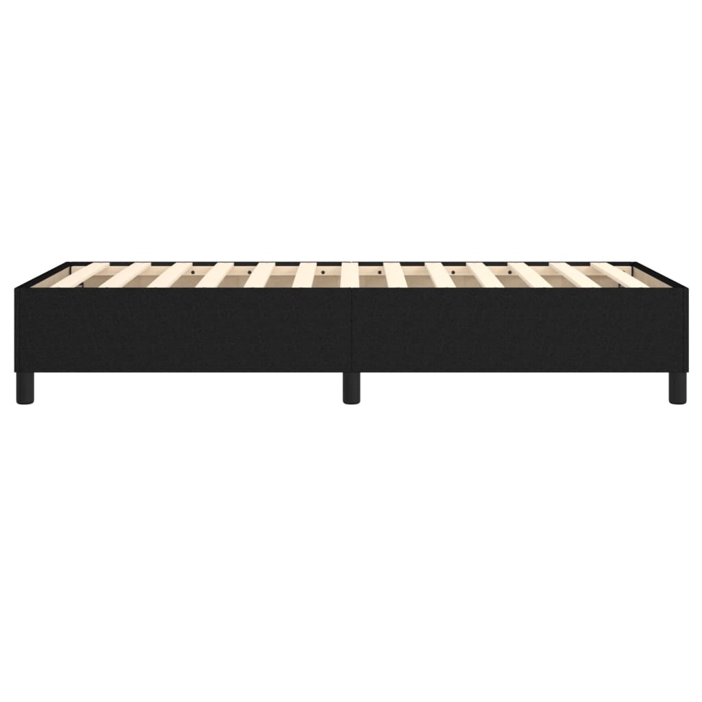 Boxspring-sengeramme svart 90x190 cm Single stoff