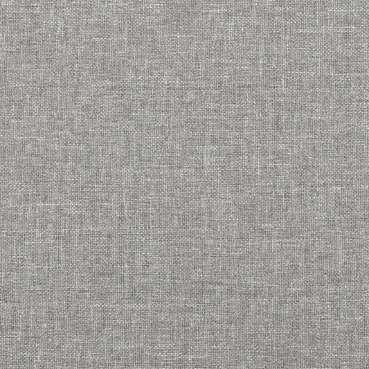 Boxspring-sengeramme lysegrå 180x200 cm Super King stoff