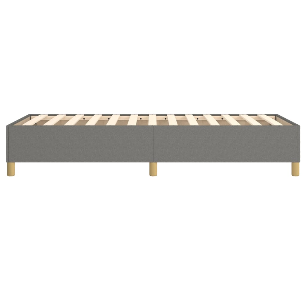 Boxspring-sengeramme mørkegrå 90x190 cm Single stoff