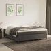 Boxspring-sengeramme mørkegrå 180x200 cm Super King fløyel